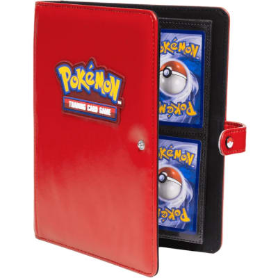 Ultra Pro: Carpeta 4 Bolsillos Forrada con Broche - Pokemon Roja