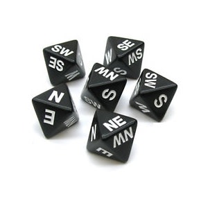 Dado D8 Caras - Direccional