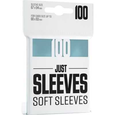 Protectores GameGenic: Just Sleeves Soft - 67 x 94 mm