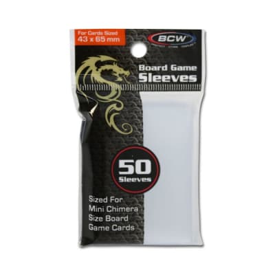 Board Game Sleeves BCW Mini Chimera - 43 x 65 mm.