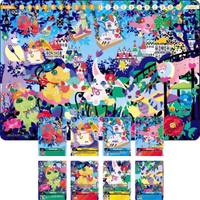 Digimon Card Game - PB-09: Playmat and Card Set 2 Floral Fun