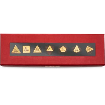 D&D 50th Anniversary: Dice Set Heavy Metal