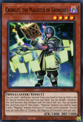 GEIM-SP001 Crowley, the Magistus of Grimoires