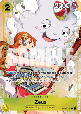 OP11-106 Zeus (Alternative Art)