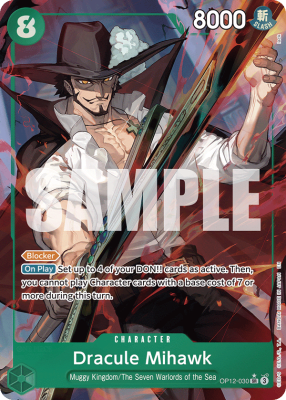 OP12-030 Dracule Mihawk (Alternative Art)