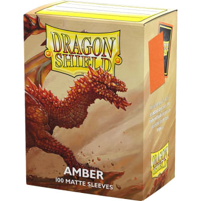 Protectores Dragon Shield: Matte Standard - Amber