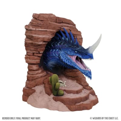 D&D Bookend: Blue Dragon