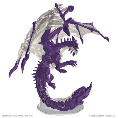D&D Icons of the Realms: Adult Amethyst Dragon