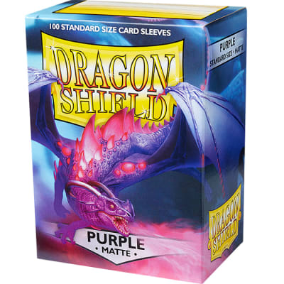Protectores Dragon Shield: Matte Standard - Púrpura