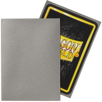 Protectores Dragon Shield: Matte Standard - Plateado