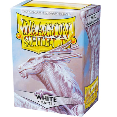 Protectores Dragon Shield: Matte Standard - Blanco