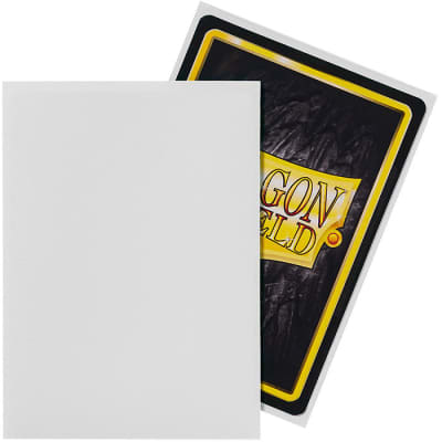 Protectores Dragon Shield: Matte Standard - Blanco