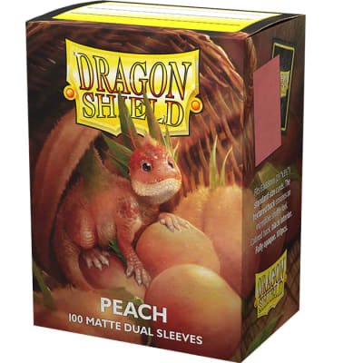 Protectores Dragon Shield: Matte Dual Standard - Peach