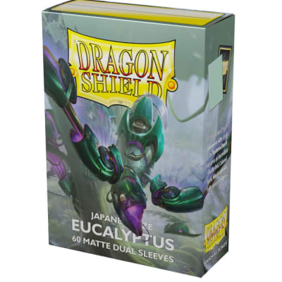 Protectores Dragon Shield Matte Dual Japanese Eucalyptus - 60 Unidades