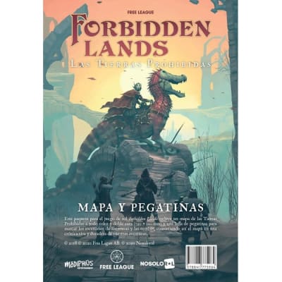 Forbidden Lands: Mapa y pegatinas
