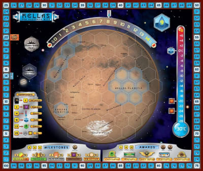 Terraforming Mars: The Board Game - Hellas y Elysium