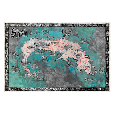 Wraith: El Olvido - Póster Mapa de Estigia