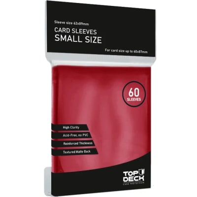 Protectores Top Deck: Small - Rojo