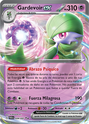 S&V 029/091 Gardevoir ex Español