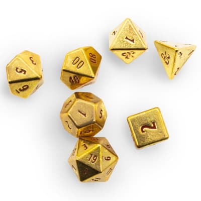 D&D 50th Anniversary: Dice Set Heavy Metal