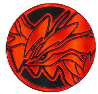 Moneda Oficial Pokémon - Yveltal - Red