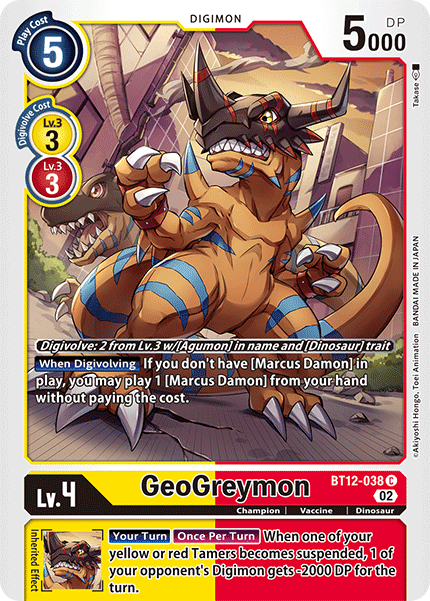 BT12-038 GeoGreymon | Guild Dreams