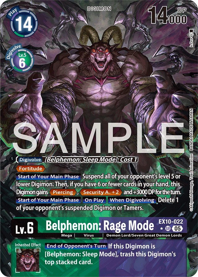 EX10-022 Belphemon: Rage Mode (Alternative Art) | Guild Dreams