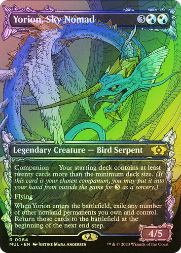 Magic: The Gathering Card - Yorion, Sky Nomad | Single Card From Ikoria Set