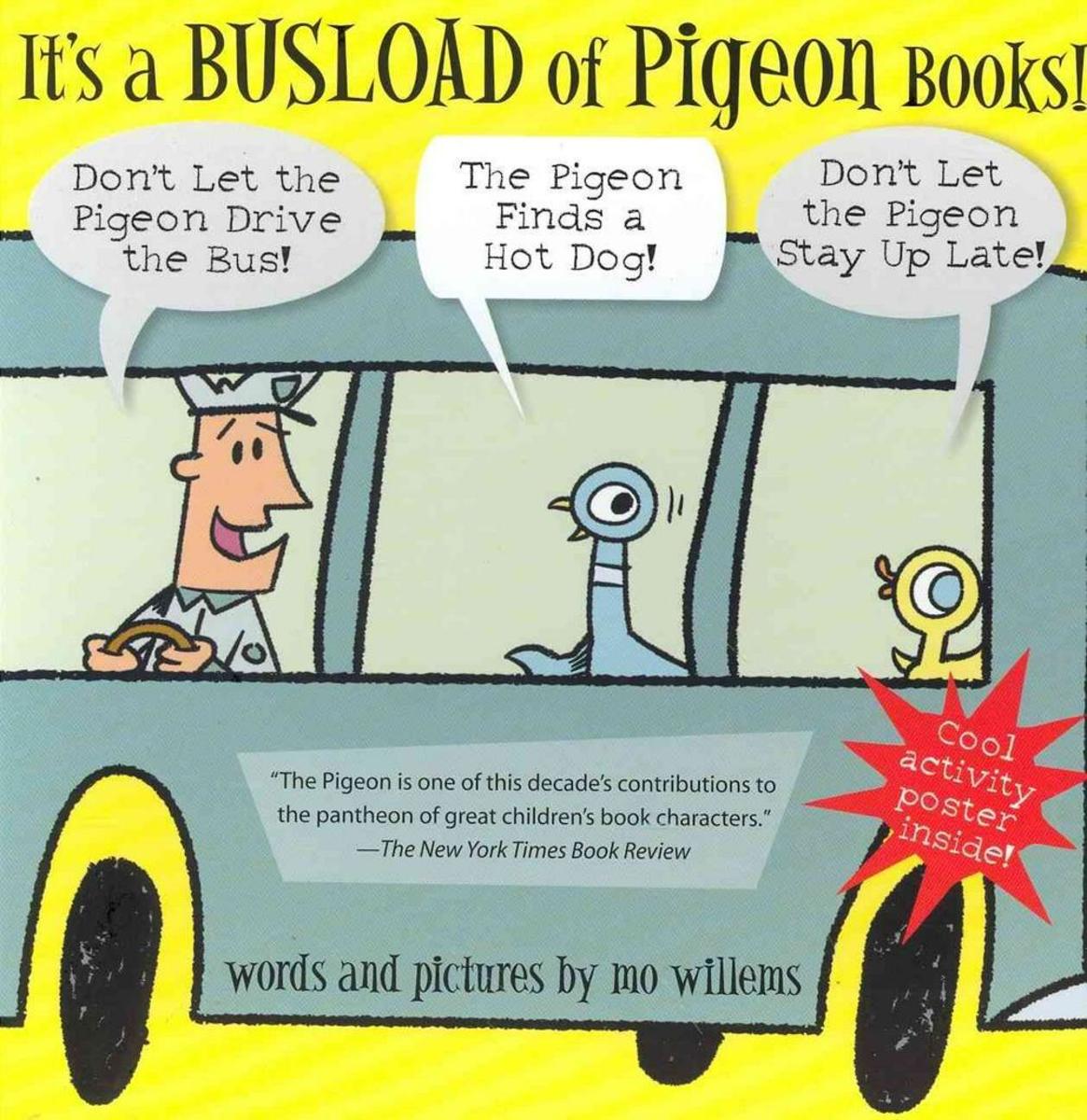 It's a Busload of Pigeon Books!1