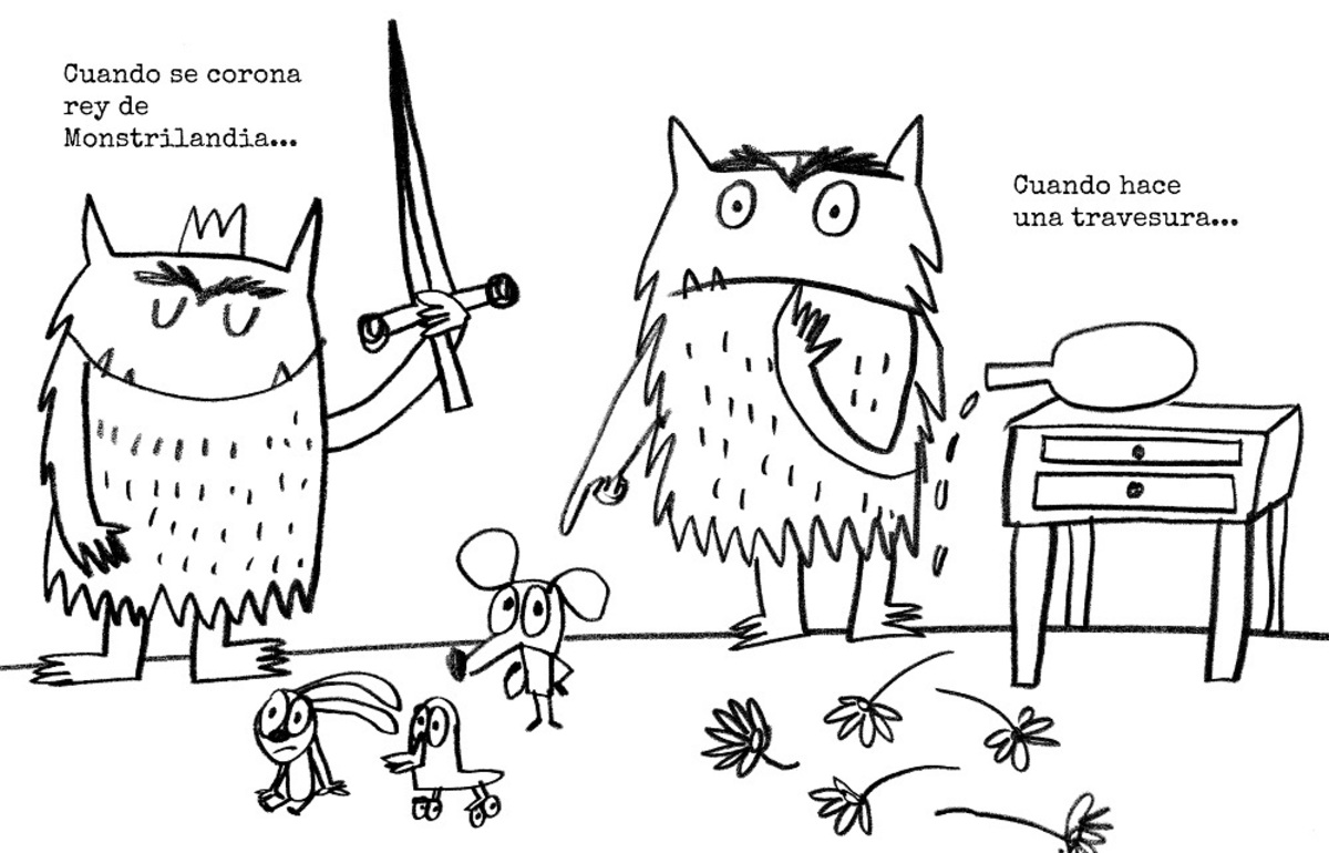 EL MONSTRUO DE COLORES PARA COLOREAR2