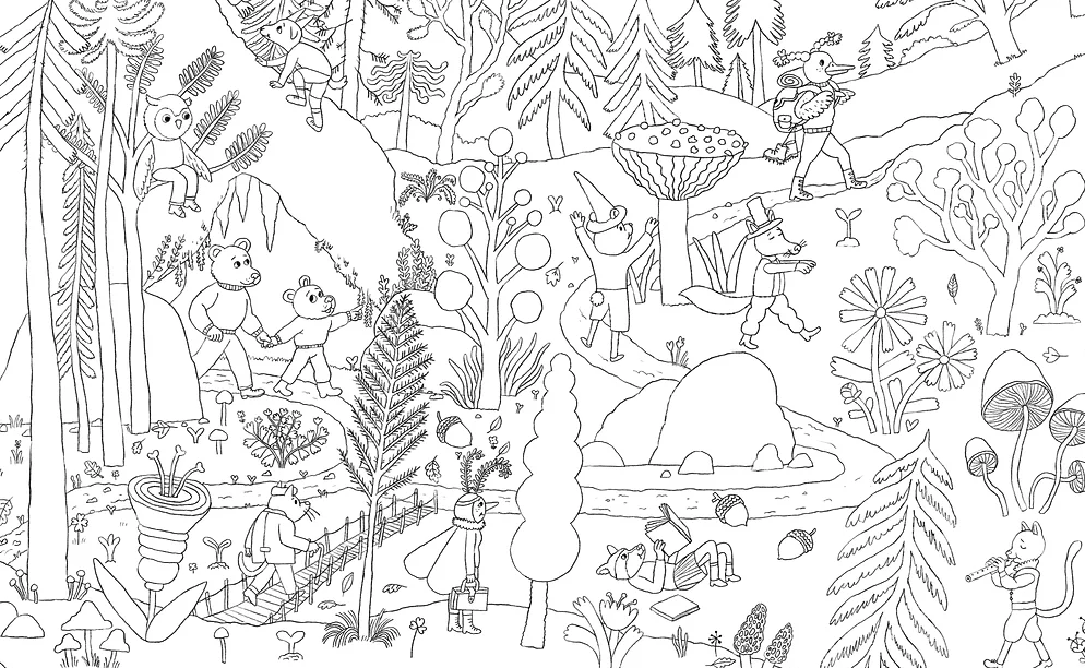 EL BOSQUE COLOREABLE2