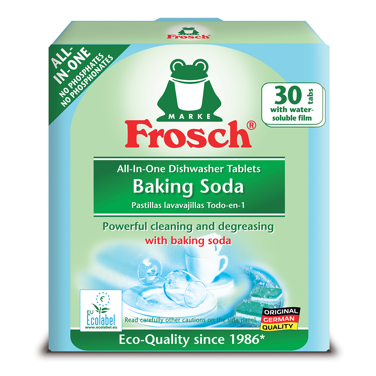 Tabletas Lavavajilla Soda 30 unidades