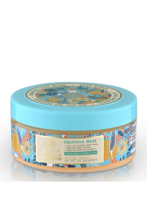 Mascara Capilar Cabello Dañado Espino Amarillo, 300 ml