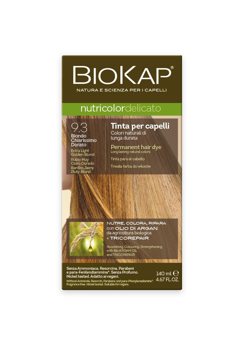 9.3  Delicato Rubio Muy Claro Dorado 140 ml