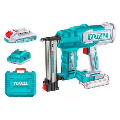 Clavadora Inalambrica 20V TOTAL TCBNLI5008 - Sistema P20S con Bateria y Cargador