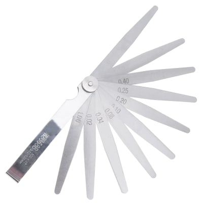 Feeler medidor de interiores 17 hojas 10 cms largo Profesional NB030159