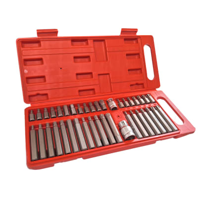 Juego de dados torx Imbus allen largos y cortos 40 piezas