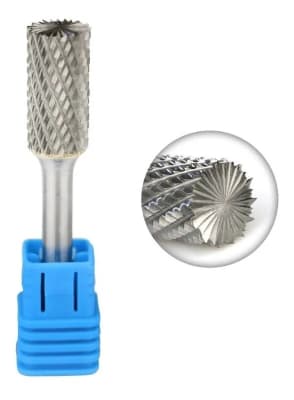 Lima rotativa de carburo de tungsteno cilíndrica