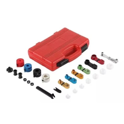 Set de desconectores linea de combustible y aire acondicionado.
