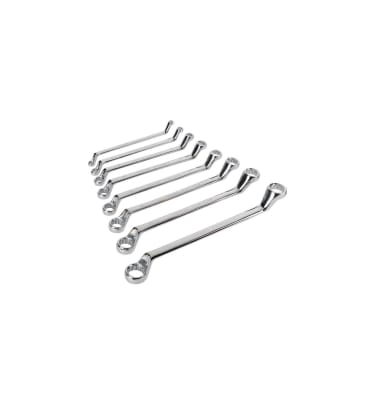 Juego llaves corona corona 8 piezas 6 - 22 mm acabado espejo