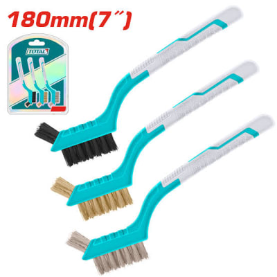 CONJUNTO DE CEPILLOS ABRASIVOS DE 3 PIEZAS total TAC38033