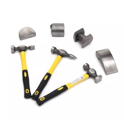 Set martillos para desabollar 7 piezas