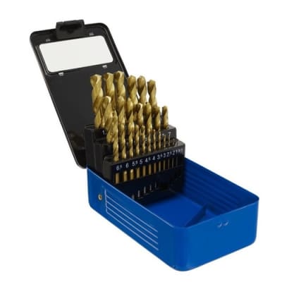 Juego Brocas Hss Acero rápido 1 - 13 25 pcs1