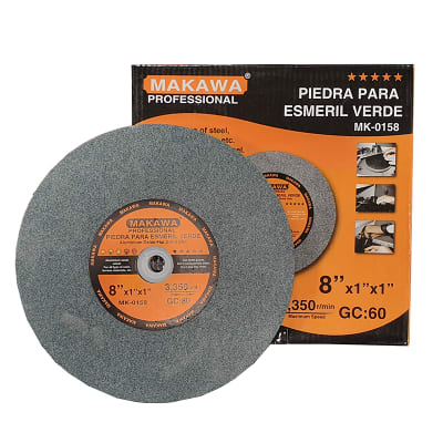 Piedra esmeril verde 8x1x1 MAKAWA 1