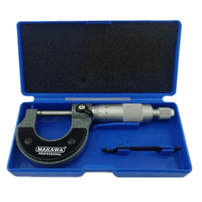 micrometro 0-25 mm caja plástico makawa 1