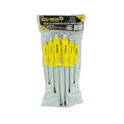 jgo destornillador de golpe Neva 6pcs