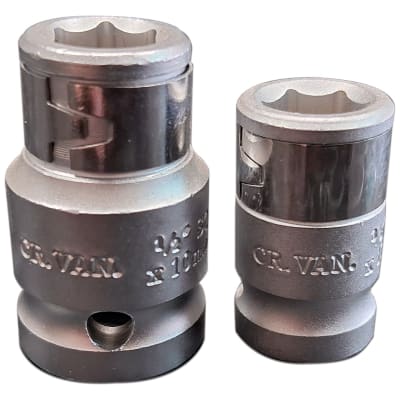 Adaptadores de 1/2 y 3/8 para puntas Allen Torx Imbus de 10 mm