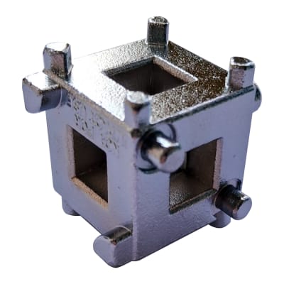 Cubo adaptador de caliper trasero multimarca 3/8