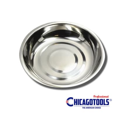 Plato Bandeja Circular Magnética Cromado Chicago1