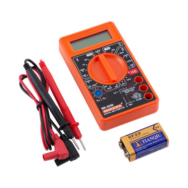 Multitester digital básico MAKAWA Mundo Herramientas